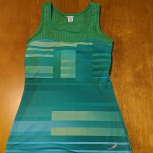 Reebok green tank, S